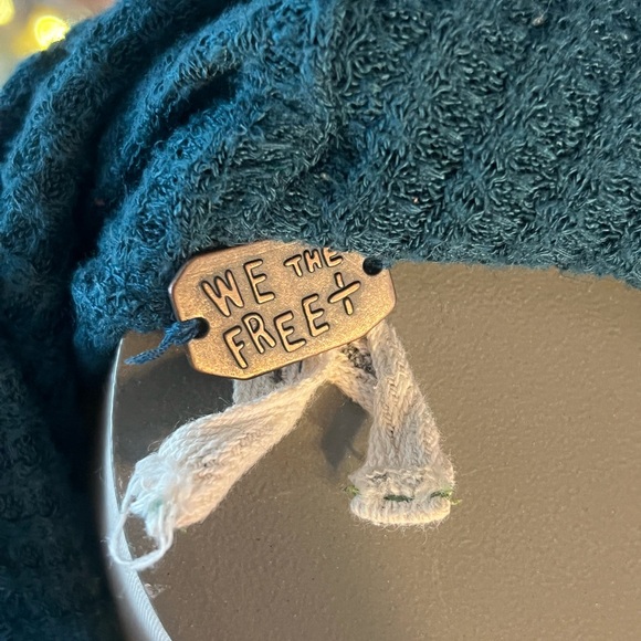 Free People Turquoise Sweater Turtleneck - Picture 3 of 3